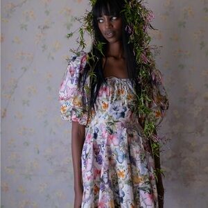 Selkie Butterfly Botanics Mini Day Dress